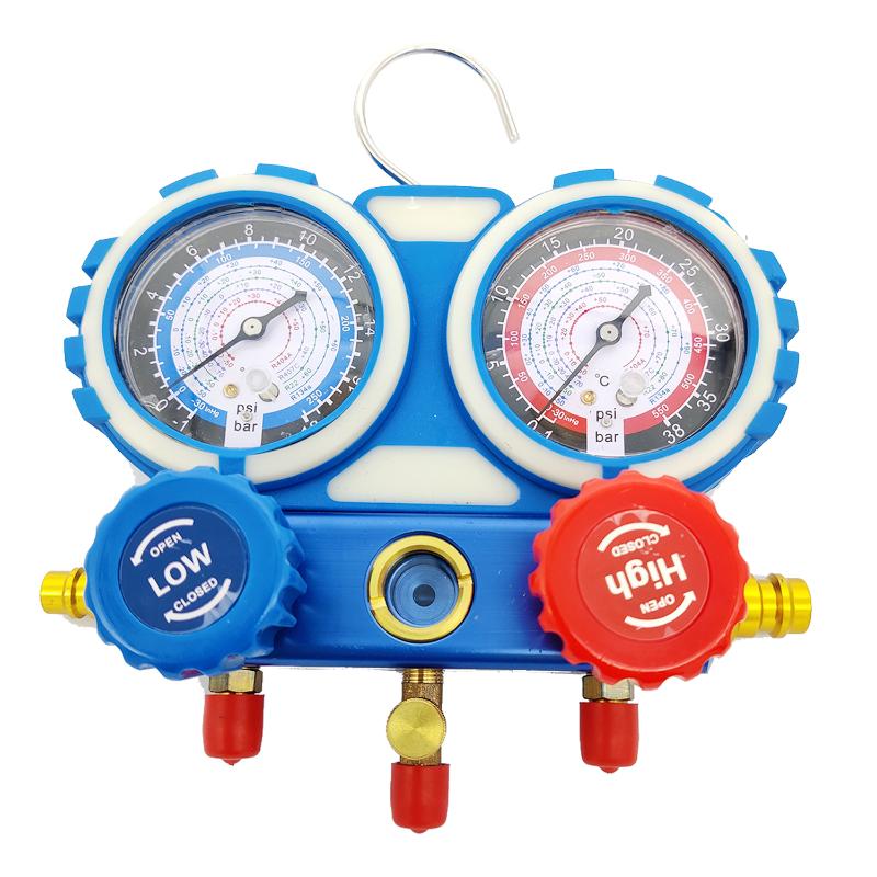 Professional Hand Tool Sets For R134 R22 R404A R407C Refrigeration Kit Car Diagnostic A/C Manifold Gauge HVAC Air Conditioning Charging Set
Professional Hand Tool Sets For R134 R22 R404A R407C Refrigeration Kit Car Diagnostic A/C Manifold Gauge HVAC Air Conditioning Charging Set