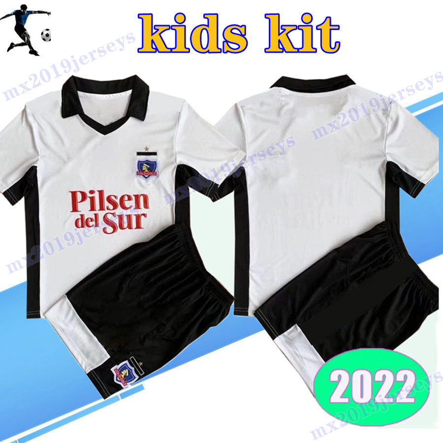 2022 Colo Colo Kids Kit Soccer Jerseys SANTOS BOLADOS ARRIAGADA ZALDIVIA GIL FUENTES COSTA LUCERO Home White Boy Child Football Shirt Uniforms, Kids kit home
2022 Colo Colo Kids Kit Soccer Jerseys SANTOS BOLADOS ARRIAGADA ZALDIVIA GIL FUENTES COSTA LUCERO Home White Boy Child Football Shirt Uniforms, Kids kit home