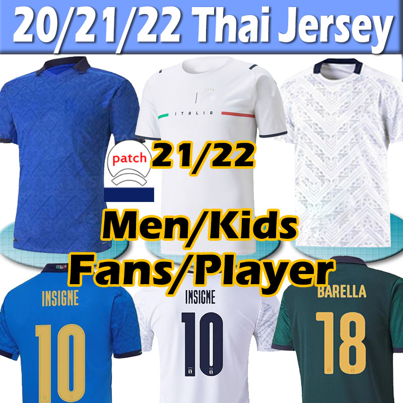 2021 AWAY Italia soccer Jerseys BARELLA SENSI INSIGNE 20 21 22 European Cup Renaissance CHIELLINI ITALY BERNARDESCHI football shirts men + kids kit uniforms top, 20 21 3rd kits patch
2021 AWAY Italia soccer Jerseys BARELLA SENSI INSIGNE 20 21 22 European Cup Renaissance CHIELLINI ITALY BERNARDESCHI football shirts men + kids kit uniforms top, 20 21 3rd kits patch