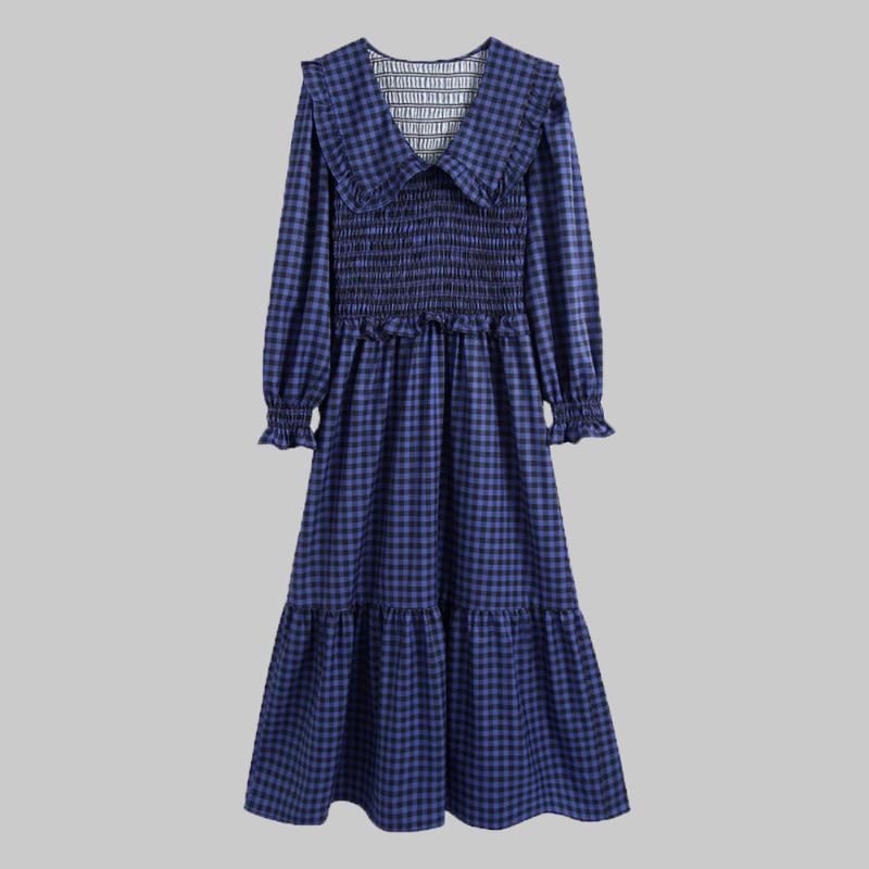 Casual Dresses Women's Dress Elegant For Women Dark Korean Fashion Female 2021 Plain Feminine Clothes Comfortable Loose, Blue
Casual Dresses Women's Dress Elegant For Women Dark Korean Fashion Female 2021 Plain Feminine Clothes Comfortable Loose, Blue