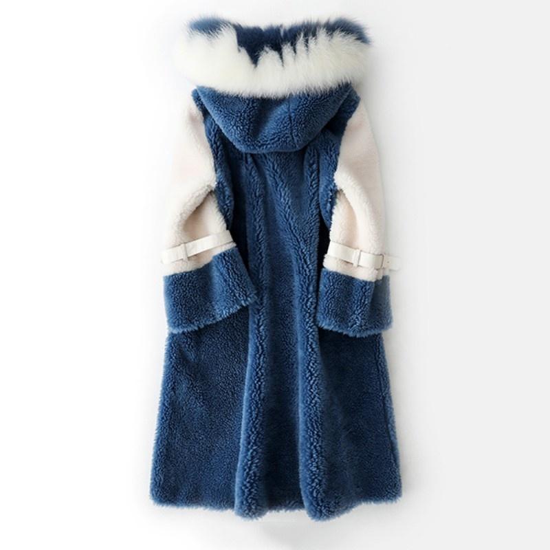 Women's Fur & Faux Luxury Elegant Real Wool Coats With Natural Collar Hooded Sheep Shearing Jacket Long Winter Jackets Womens, Black
Women's Fur & Faux Luxury Elegant Real Wool Coats With Natural Collar Hooded Sheep Shearing Jacket Long Winter Jackets Womens, Black