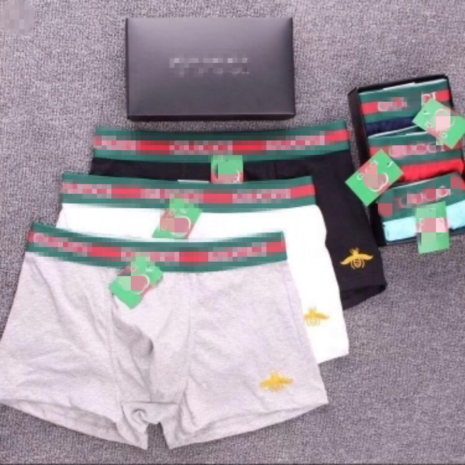 6-color little bee men's underwear pure cotton flat corner four corner underwear youth comfortable and breathable shorts, White
6-color little bee men's underwear pure cotton flat corner four corner underwear youth comfortable and breathable shorts, White
