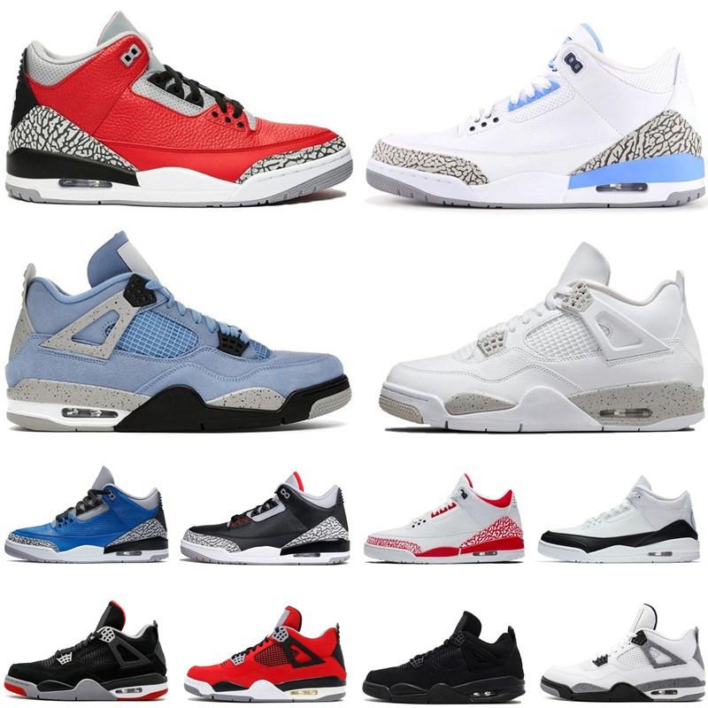Men's Basketball Shoes 3 Varsity Royal Bred 4 Black Cat University Blue White Oreo Womens Shoe 4s Men Sports Women Sneaker Trainer With Box, Color 49
Men's Basketball Shoes 3 Varsity Royal Bred 4 Black Cat University Blue White Oreo Womens Shoe 4s Men Sports Women Sneaker Trainer With Box, Color 49