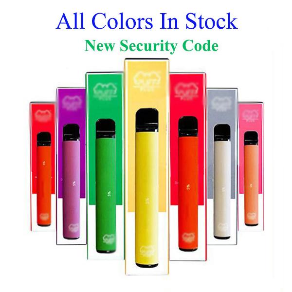 Puff bar plus disposable vape device electronic cigarette with security code 550mAh battery 3.2ml Capacity 800 puffs
Puff bar plus disposable vape device electronic cigarette with security code 550mAh battery 3.2ml Capacity 800 puffs