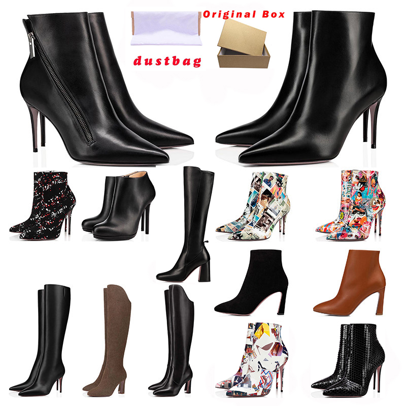 2023 Ankle Boots Women Luxurys Designers Booties Boot Thin Heels 8 10 12 CM Pointed Toes Velvet Leather Black Bule Brown Winter
2023 Ankle Boots Women Luxurys Designers Booties Boot Thin Heels 8 10 12 CM Pointed Toes Velvet Leather Black Bule Brown Winter