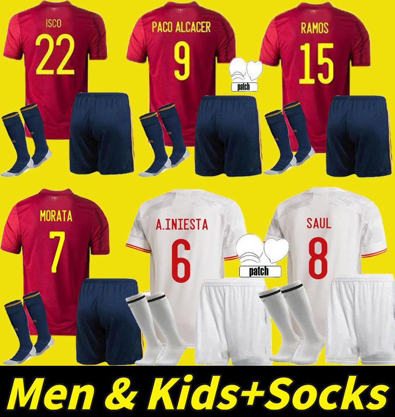aldult men kit + kids kit 2021 Espana Soccer Jersey Camiseta Spain RODRIGO TORRES KOKE MORATA RAMOS ALBA PEDRI A. LAPORTE OLMO THIAGO shirts, Black;yellow
aldult men kit + kids kit 2021 Espana Soccer Jersey Camiseta Spain RODRIGO TORRES KOKE MORATA RAMOS ALBA PEDRI A. LAPORTE OLMO THIAGO shirts, Black;yellow