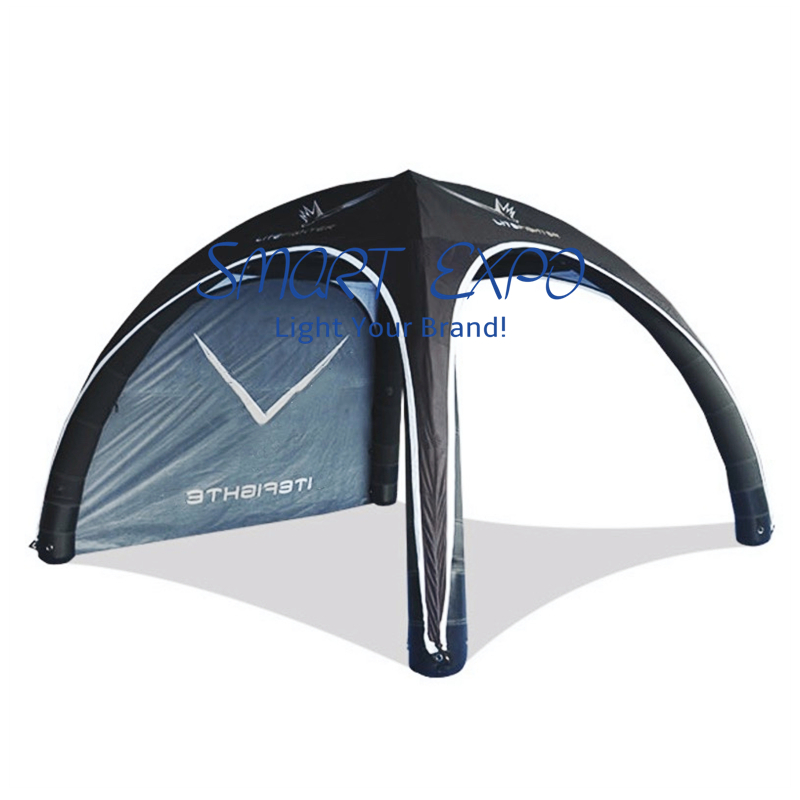 Event Inflatable Advertising Canopy 3x3xH2.6m Air Sealed Type with Custom Graphic Print E-Pump and Carry Bag