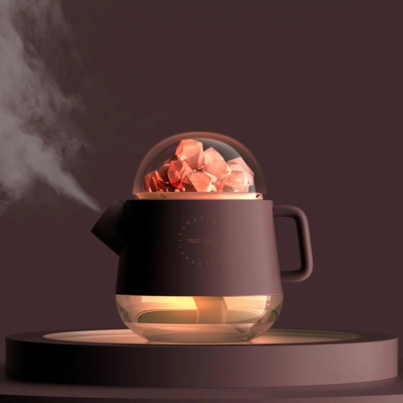 Humidifiers 360ml Magic Teapot Humidifier Wireless Aromatherapy Oil Household Diffuser Office Car Atomizer With Color Night Light
Humidifiers 360ml Magic Teapot Humidifier Wireless Aromatherapy Oil Household Diffuser Office Car Atomizer With Color Night Light