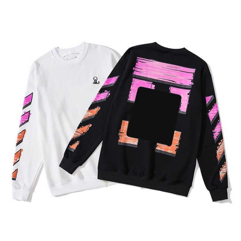 Fashion Offs Brand Sweatshirts Men's Hoodies Ow Wilard Gradient Dissolved Water Drop Arrow Back Printing x Black White Pullover for Wom
Fashion Offs Brand Sweatshirts Men's Hoodies Ow Wilard Gradient Dissolved Water Drop Arrow Back Printing x Black White Pullover for Wom