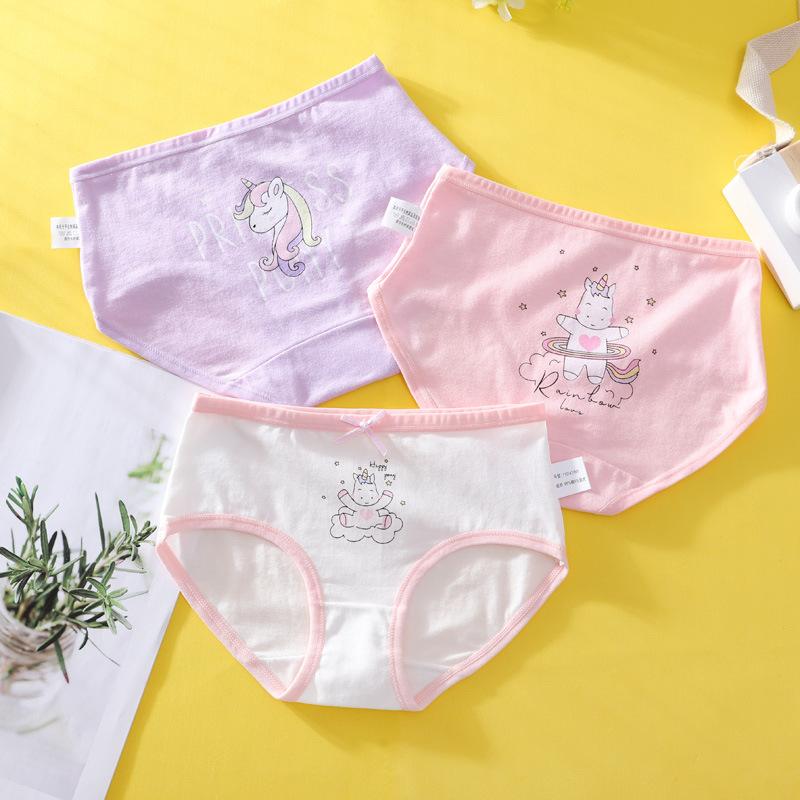 Enfants Sous-vêtements Coton de haute qualité Coton Girls Panties Mignon Modèle Kids Boxer Ships Enfant Soft Girl Pantalons 1-10T