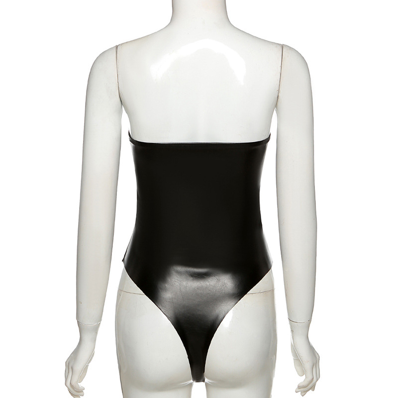 2011lace up off shoulder club pu leather bodysuits women black female sleeveless bandage bodysuit streetwear, Black;white
2011lace up off shoulder club pu leather bodysuits women black female sleeveless bandage bodysuit streetwear, Black;white