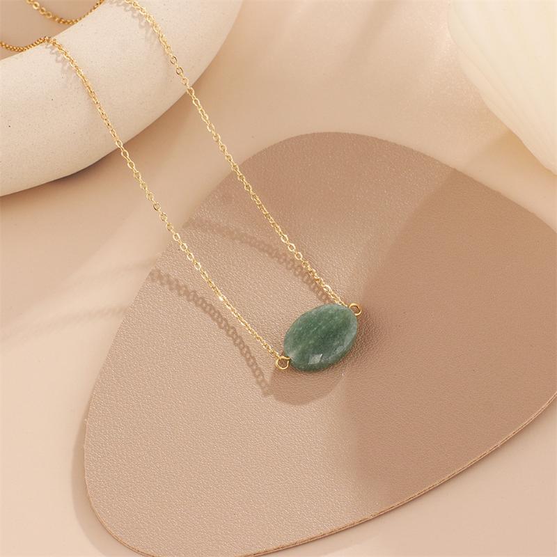 Pendant Necklaces Classic Water Drop Nature Stone For Women Birthday Chains Stainless Steel Jewelry Accessories Necklace, Silver
Pendant Necklaces Classic Water Drop Nature Stone For Women Birthday Chains Stainless Steel Jewelry Accessories Necklace, Silver