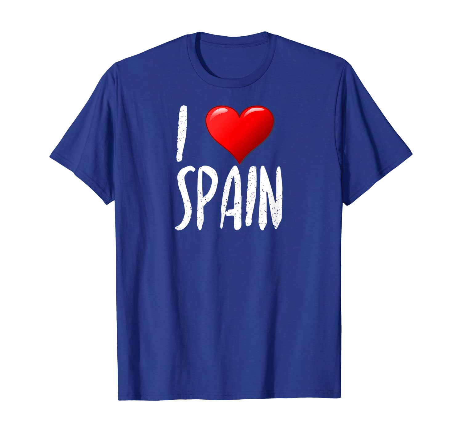 I Love Spain - T-Shirt - Traveler - Souvenir, White;black