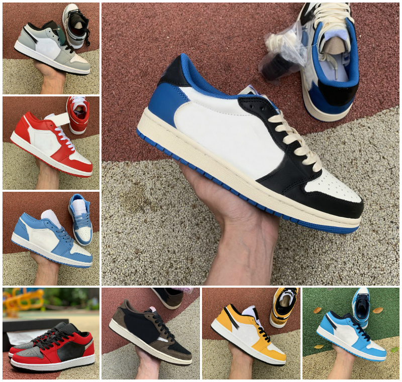 University blue black low 1 1s shOes Fragment x Travis UNC light smoke grey game royal pine green Reverse Bred shadow men sneakers concord Casual sports trainers, J038
University blue black low 1 1s shOes Fragment x Travis UNC light smoke grey game royal pine green Reverse Bred shadow men sneakers concord Casual sports trainers, J038