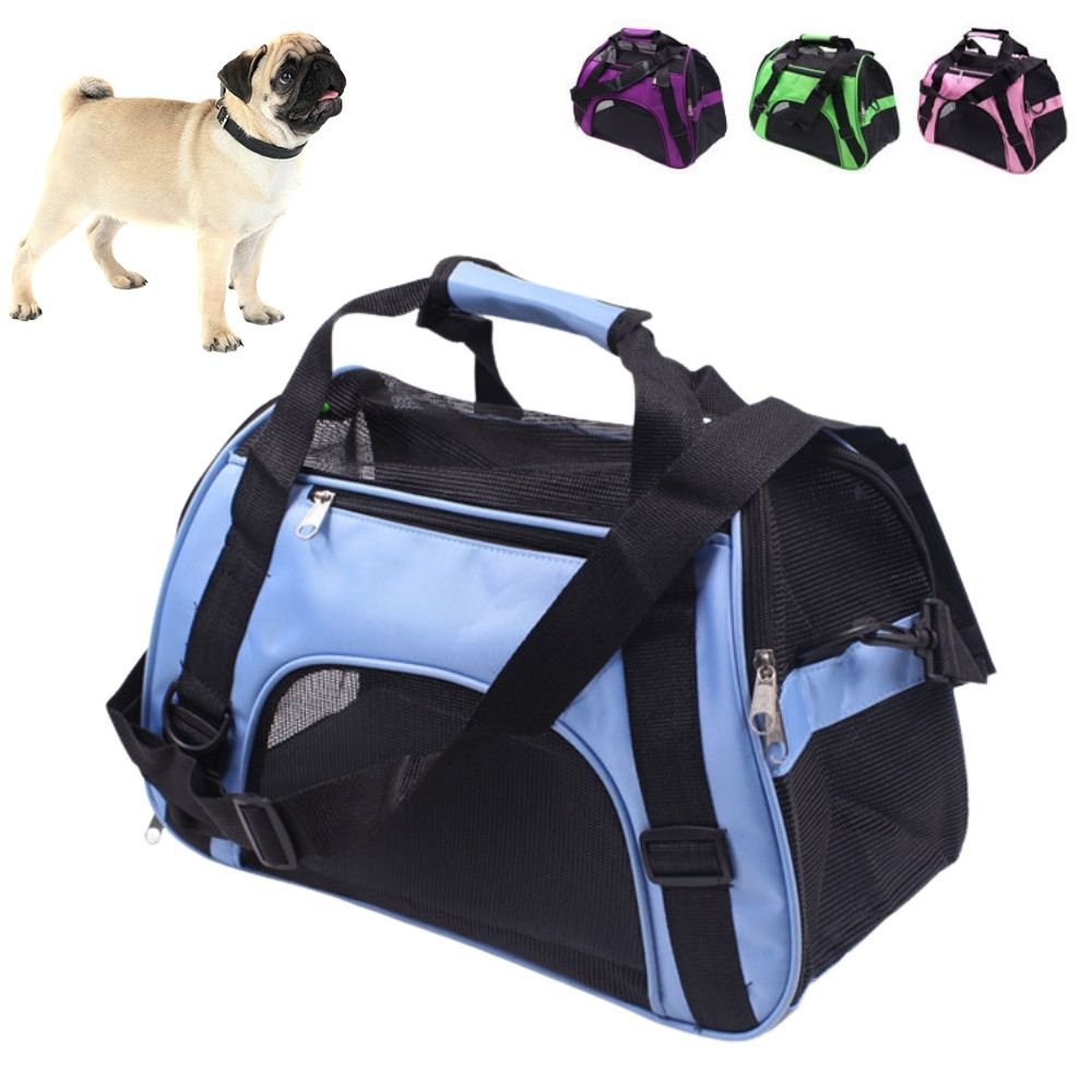 Portable Dog Cat Carrier Bag Breathable Mesh Pet Travel Shoulder Bags Kitten Small Puppy Chihuahua Outgoing Carrier Handbag 11lb