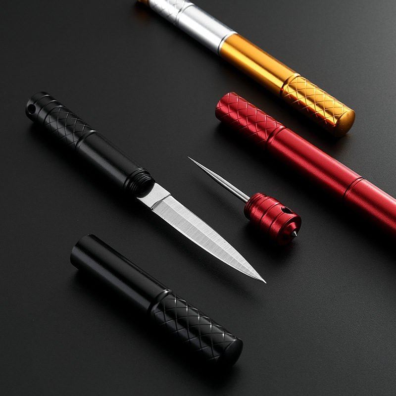 Mini-three-section Multi-Purpose Knife Stainless Steel Outdoor Camping Pocket for Surviving Straight knives Pen Canister Keyring Packing Portable Tool HW522
Mini-three-section Multi-Purpose Knife Stainless Steel Outdoor Camping Pocket for Surviving Straight knives Pen Canister Keyring Packing Portable Tool HW522