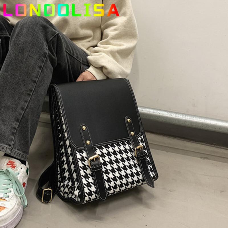 Evening Bags Korean Style Women's Backpack Fashion INS 3 Layers Houndstooth Back Pack For Girls Luxury Lattice Female Shoulder Bag
Evening Bags Korean Style Women's Backpack Fashion INS 3 Layers Houndstooth Back Pack For Girls Luxury Lattice Female Shoulder Bag
