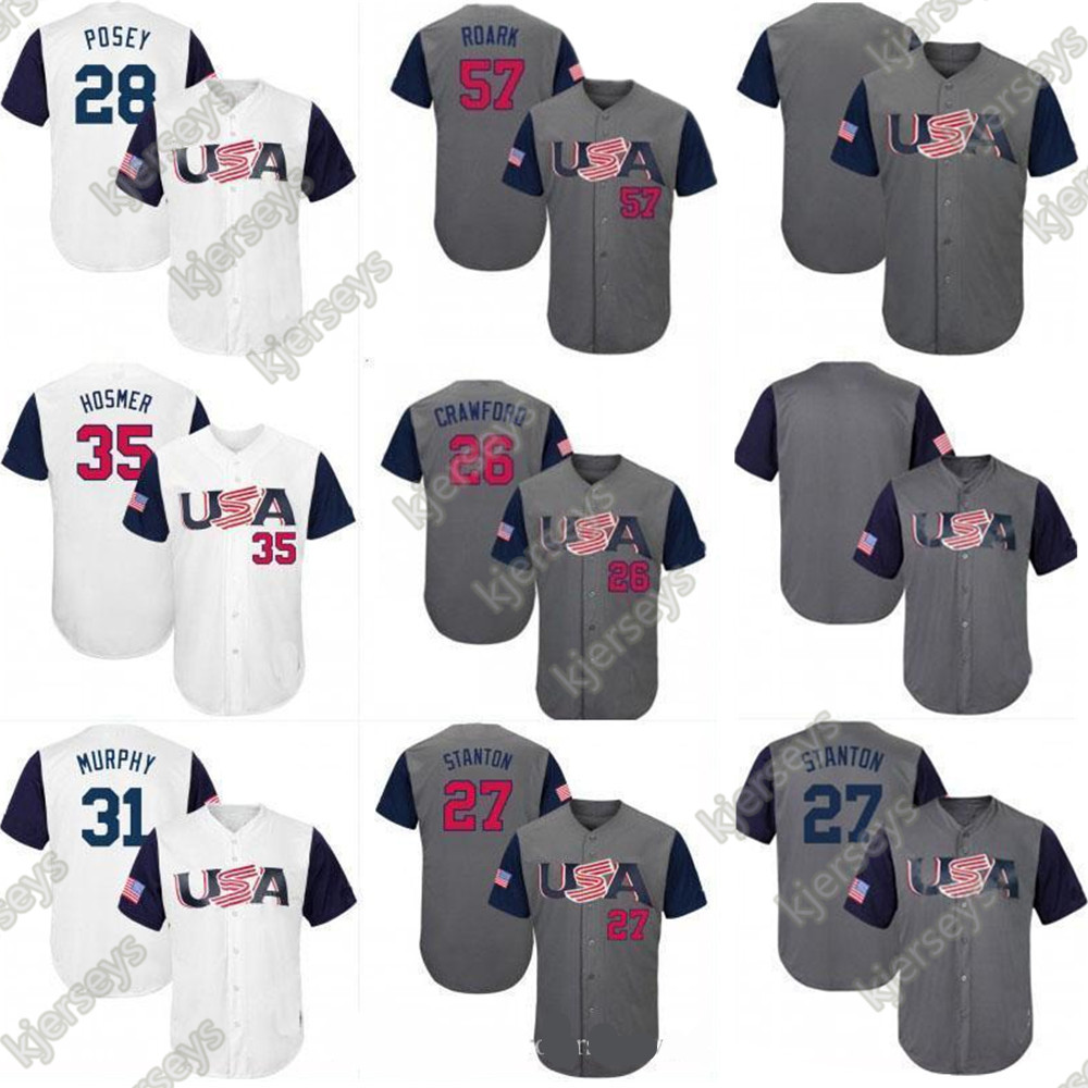 USA World Baseball Classic WBC Jersey Buster28Posey Adam Jones Matt Carpenter Giancarlo Stanton Michael Fulmer Paul Goldschmidt Jerseys, Colour 11
USA World Baseball Classic WBC Jersey Buster28Posey Adam Jones Matt Carpenter Giancarlo Stanton Michael Fulmer Paul Goldschmidt Jerseys, Colour 11