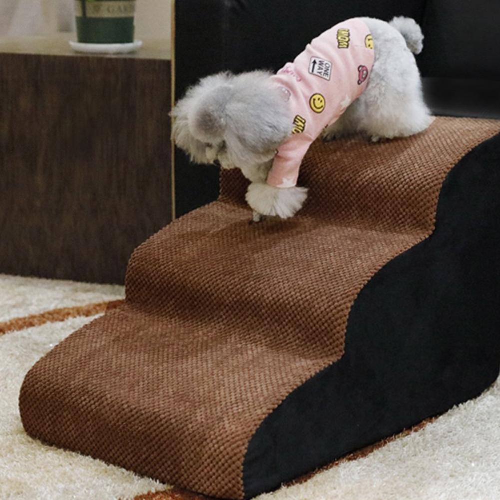 NEW Pet Dog Stairs 3 Steps Sope Pet Ramp Dog House adder Anti-sip Fanne Sofa Bed adder Dog Bed Stairs For Sma Cat, Blue
NEW Pet Dog Stairs 3 Steps Sope Pet Ramp Dog House adder Anti-sip Fanne Sofa Bed adder Dog Bed Stairs For Sma Cat, Blue