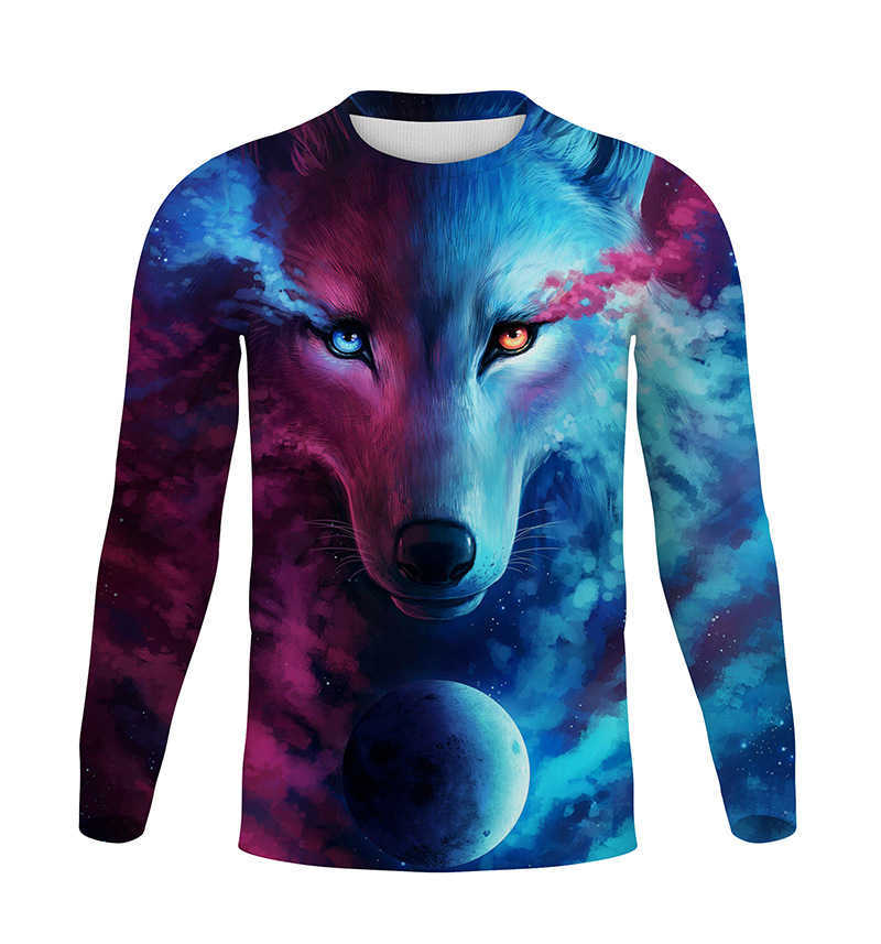 Autumn Spring 3D Wolf Animals Print Man Long Sleeve Shirt Casual O Neck Funny Hip Hop Oversized T For Men T-shirt Top Tees 210629, Cx-00019
Autumn Spring 3D Wolf Animals Print Man Long Sleeve Shirt Casual O Neck Funny Hip Hop Oversized T For Men T-shirt Top Tees 210629, Cx-00019