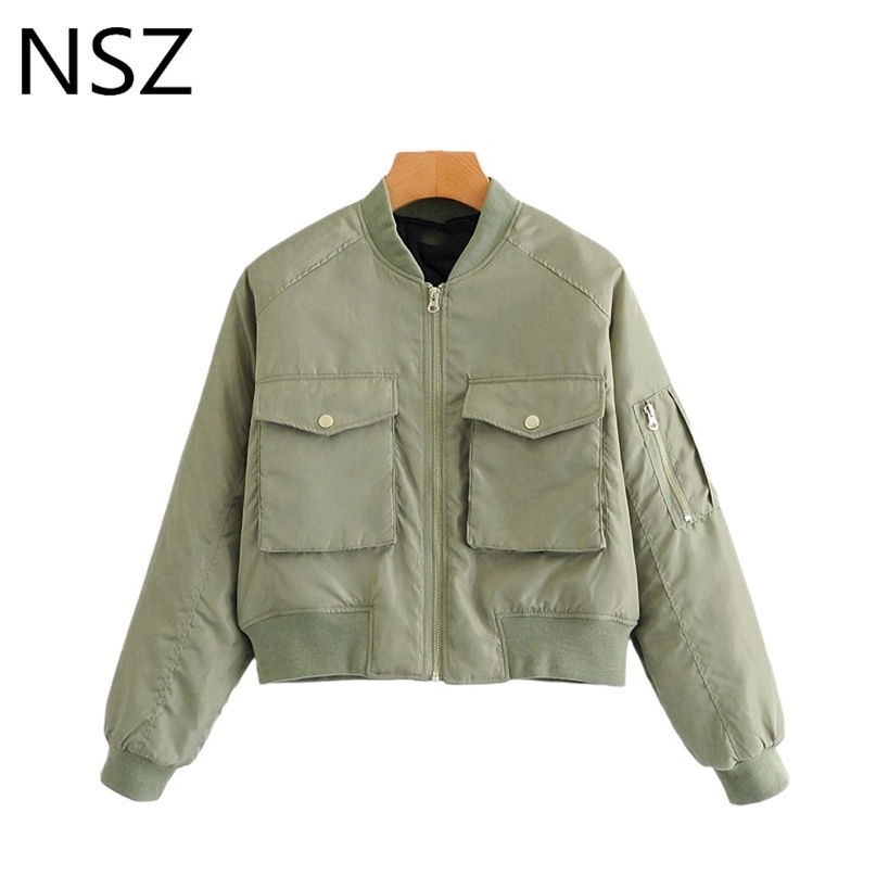 NSZ Women Oversized Winter Bomber Jacket Padded Coat Moto Biker Pilot Crop Top Large Size Femme Parkas Outerwear Military Green 211108, 02-3
NSZ Women Oversized Winter Bomber Jacket Padded Coat Moto Biker Pilot Crop Top Large Size Femme Parkas Outerwear Military Green 211108, 02-3