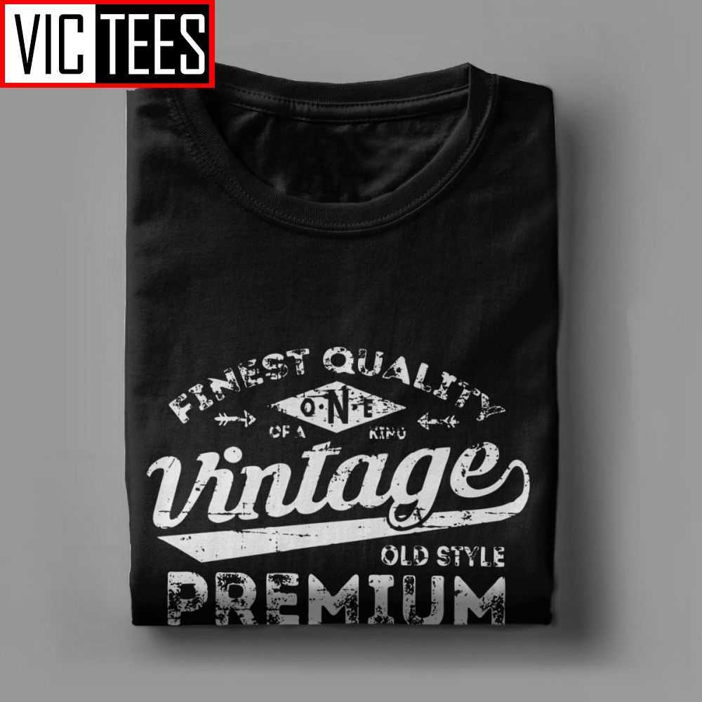Vintage 1968 Birthday Gift Idea Men T Shirts Man's Party Clothes Unique Anniversary Birth Present T-Shirt Tee Shirt 210629