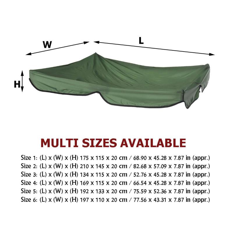 Anti-UV Waterproof Top Cover Canopy Replacement For Garden Courtyard Outdoor Swing Chair Hammock Awning Shade
Anti-UV Waterproof Top Cover Canopy Replacement For Garden Courtyard Outdoor Swing Chair Hammock Awning Shade