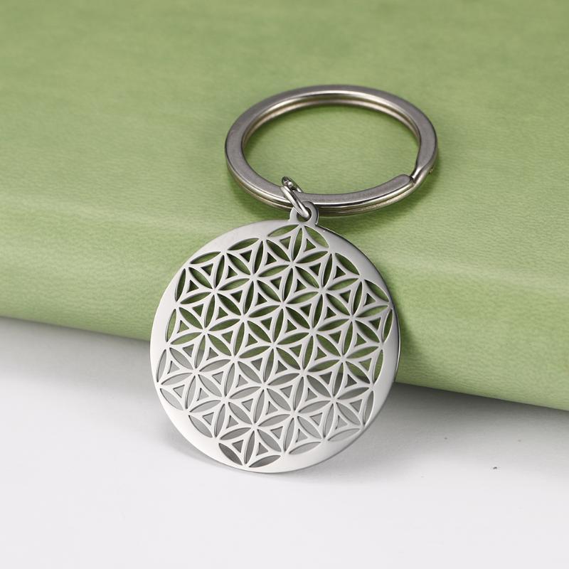 Keychains COOLTIME Flower Of Life Buddhist Necklace Keychain Seed Sacred Geometry Jewelry Yoga Christmas Gift 
Keychains COOLTIME Flower Of Life Buddhist Necklace Keychain Seed Sacred Geometry Jewelry Yoga Christmas Gift