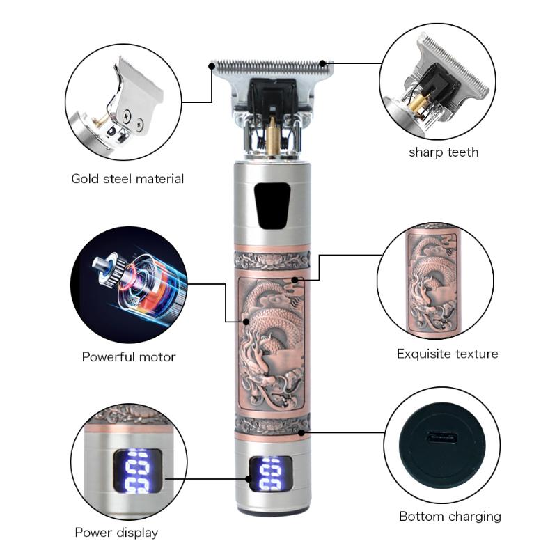 Hair Clippers Drop Maquina De Cortar Cabello Tondeuse Barbe Cutting Machine Cortadora Pelo Beard Trimmer