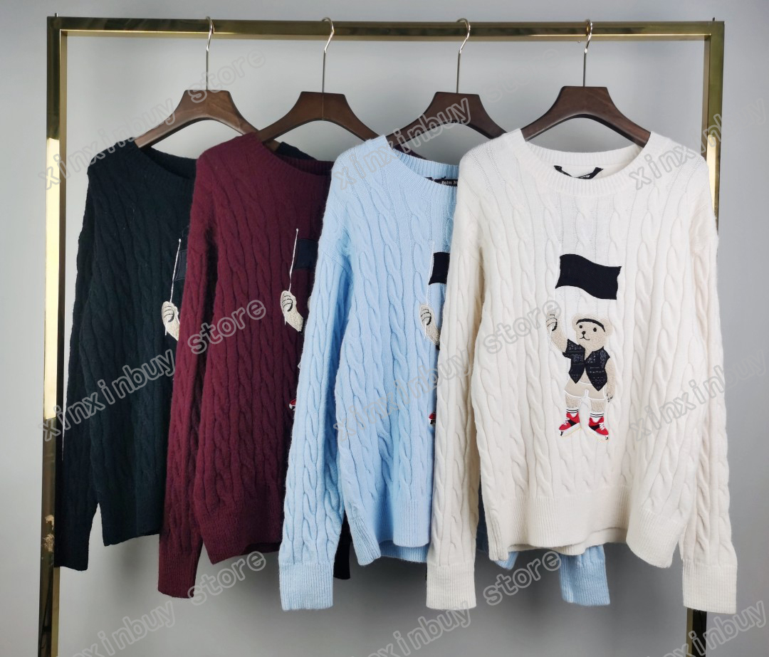 21ss Designers Sweaters luxury Mens Womens Paste cloth jacquard bear Embroidery letter Paris Fashion Top Quality Street long Sleeve luxurys, White;black
21ss Designers Sweaters luxury Mens Womens Paste cloth jacquard bear Embroidery letter Paris Fashion Top Quality Street long Sleeve luxurys, White;black