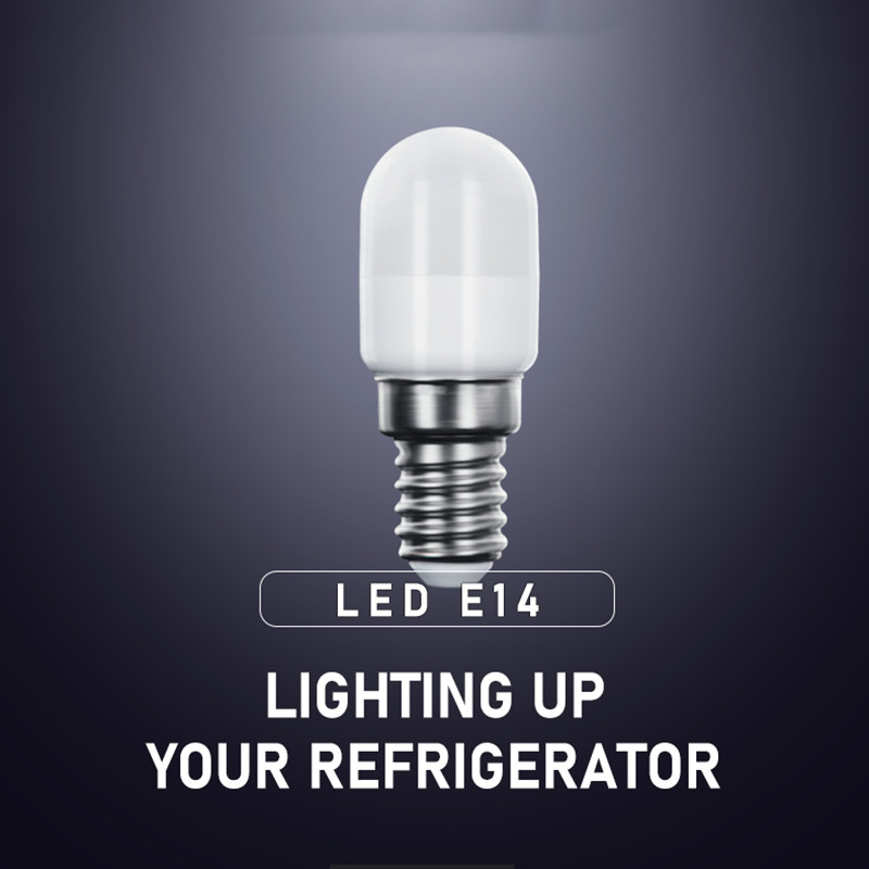 10PCS uper Bright Energy Saving Cold White Bulbs Mini 1.5w E14 Led 220v Smd Light Bulb Refrigerator Lamp For Fridge