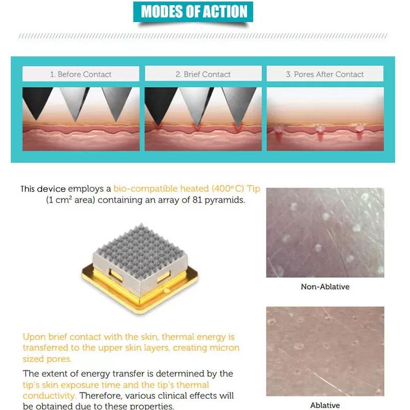 High quality Tixel Novoxel slimming Machine Fractional Skin Rejuvenation Scar Removal Stretch Marks Removal Beauty Device DHL Portable