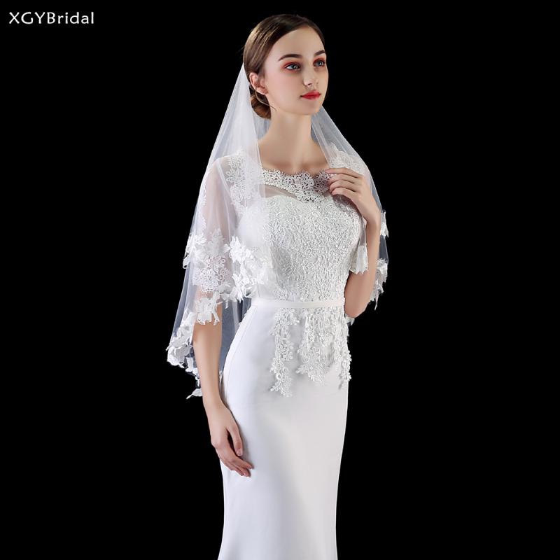 Bridal Veils Short Applique Edge Veil Two Layer 1.5 Meter With Hair Comb 2021 Wedding Accessories, Black
Bridal Veils Short Applique Edge Veil Two Layer 1.5 Meter With Hair Comb 2021 Wedding Accessories, Black
