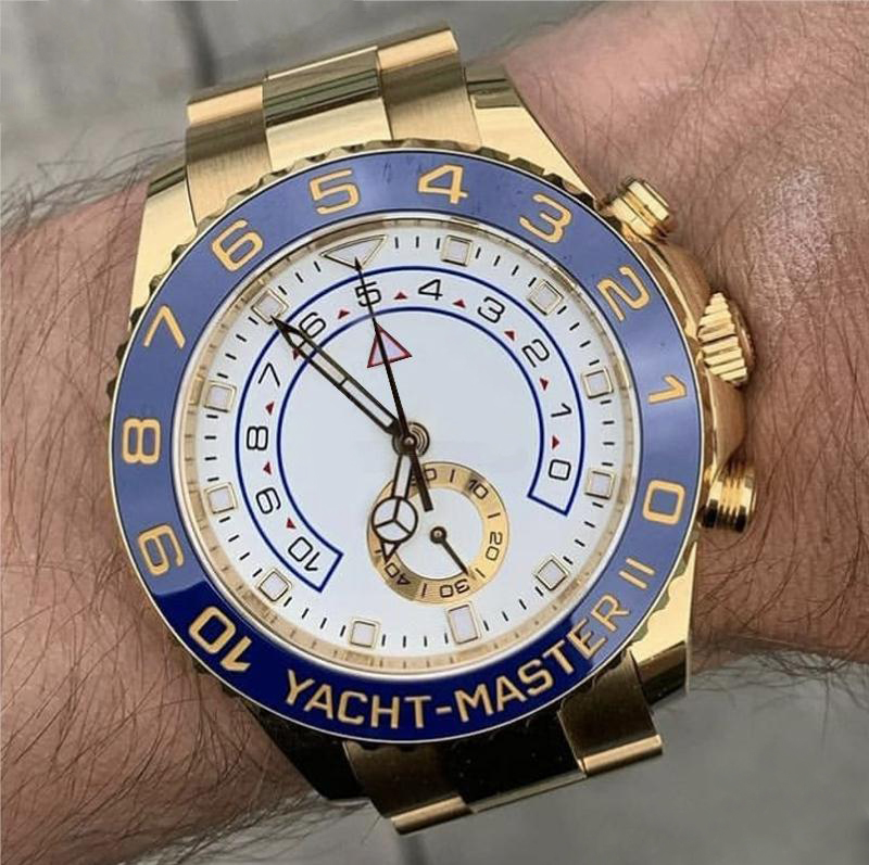 Fashion best-selling men watch romantic encounter precious time Yacht Master series automatic mechanical sapphire glass stainless steel folding clasp 43MM watchs, Business card case
Fashion best-selling men watch romantic encounter precious time Yacht Master series automatic mechanical sapphire glass stainless steel folding clasp 43MM watchs, Business card case