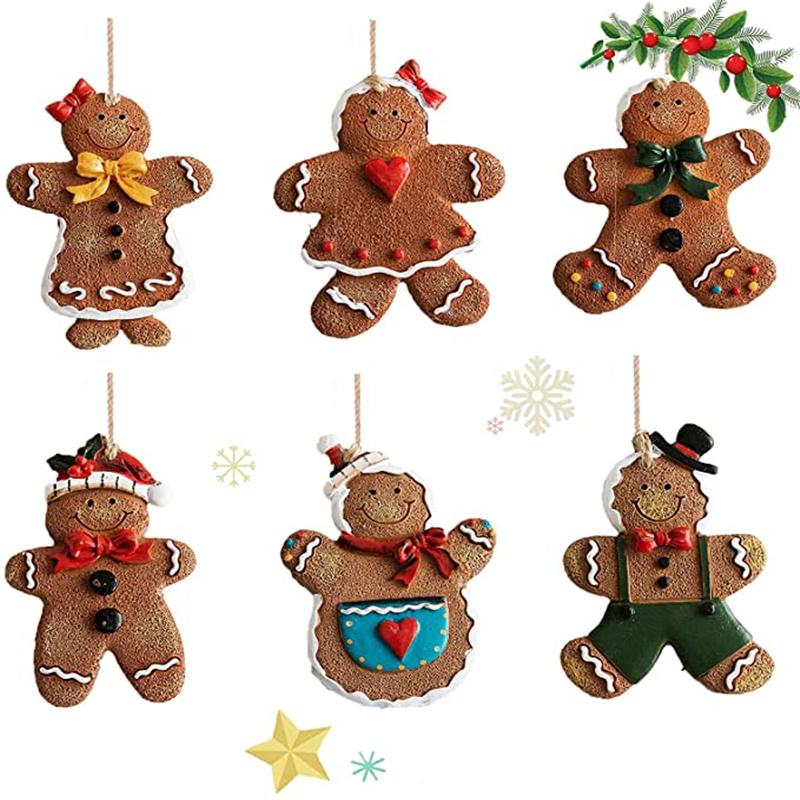 Christmas Decorations Resin Gingerbread Man Ornament Pendant Tree Pendants Xmas For Home 2022 Navidad Year Gift
Christmas Decorations Resin Gingerbread Man Ornament Pendant Tree Pendants Xmas For Home 2022 Navidad Year Gift
