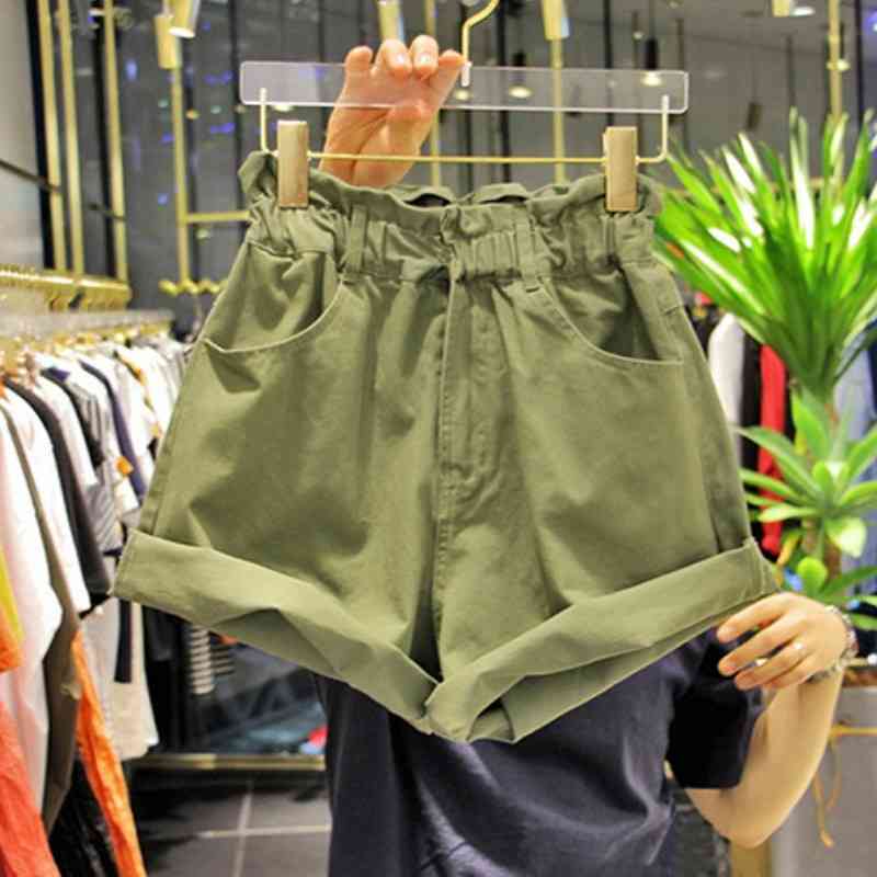 Summer Ruffle High Waist Korean Shorts Women Beach Loose Lace Up Casual Green Cotton Solid Ladies Short 210603, Army green
Summer Ruffle High Waist Korean Shorts Women Beach Loose Lace Up Casual Green Cotton Solid Ladies Short 210603, Army green