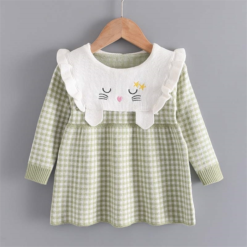 Girls Princess Fashion Dress Autumn Girl Kid Cartoon Cute Costume Winter Children Clothes 210429, Ah4150green
Girls Princess Fashion Dress Autumn Girl Kid Cartoon Cute Costume Winter Children Clothes 210429, Ah4150green