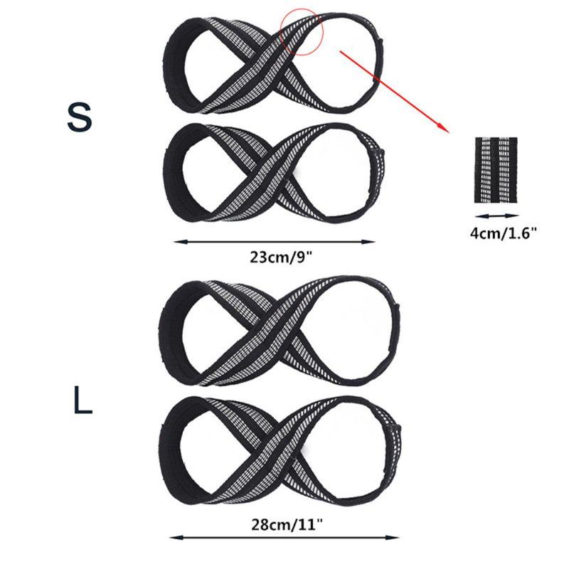 Accessories 1pair Figure 8 Weight Lifting Straps DeadLift Wrist Strap For Pull-ups Horizontal Bar Powerlifting Gym Fitness Bodybuilding Equi
Accessories 1pair Figure 8 Weight Lifting Straps DeadLift Wrist Strap For Pull-ups Horizontal Bar Powerlifting Gym Fitness Bodybuilding Equi