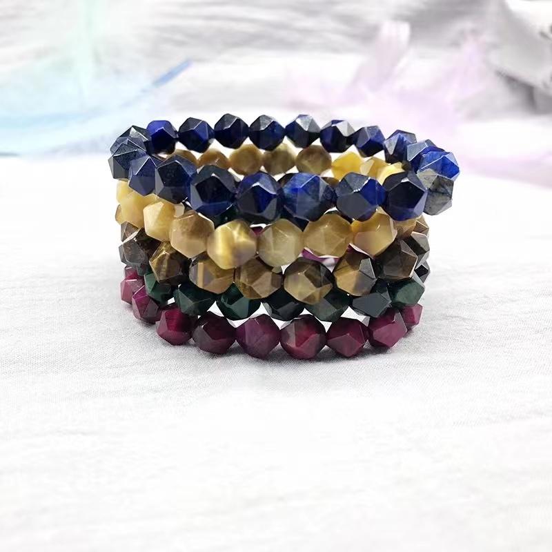 Beaded, Strands 100% Natural Faceted Tiger Eyes Bracelet Men Women Strand 8mm Stone Brazalete Hombre Jewelry Accessories Pulseras
Beaded, Strands 100% Natural Faceted Tiger Eyes Bracelet Men Women Strand 8mm Stone Brazalete Hombre Jewelry Accessories Pulseras