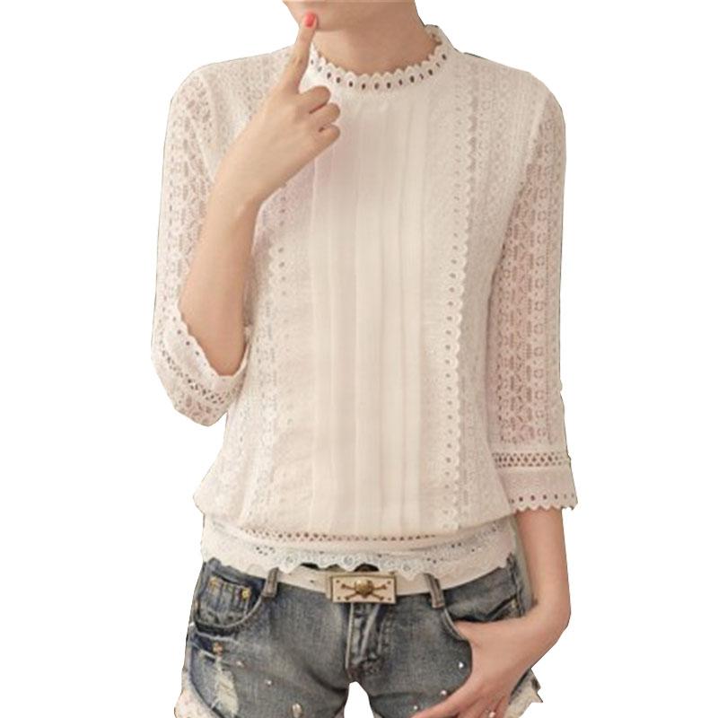 Women's Blouses & Shirts 2022 Autumn White Women Lace Solid Hollow Out Stand Collar Top Blusas Casual Camisas Mujer ZY3337
Women's Blouses & Shirts 2022 Autumn White Women Lace Solid Hollow Out Stand Collar Top Blusas Casual Camisas Mujer ZY3337