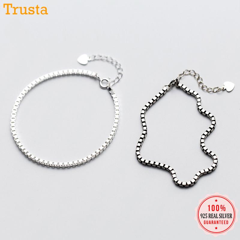 Trustdavis 100% 925 Sterling Silver Simple Square Lattice 15cm Bracelet Bangle For Women Girls Lady Jewelry DT30 Link, Chain
Trustdavis 100% 925 Sterling Silver Simple Square Lattice 15cm Bracelet Bangle For Women Girls Lady Jewelry DT30 Link, Chain