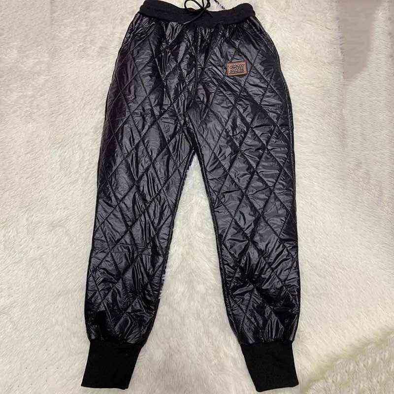 Winter Women Down Pants Plus Size 4xl Trousers Fashion Thick Warm Thermal Female High Waist Straight Cotton 211115