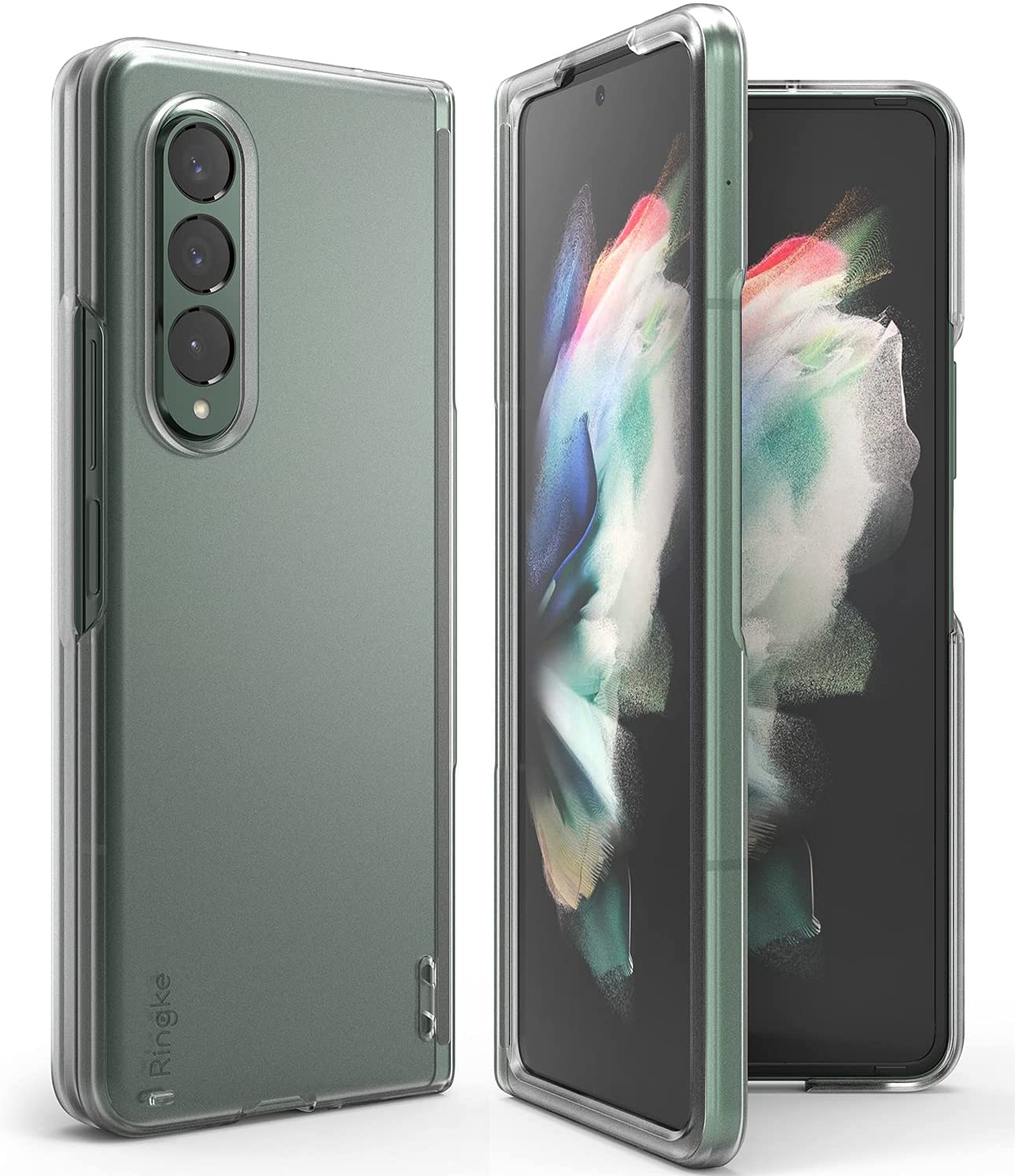 Cases for Samsung Galaxy Z Fold 3, Hard Thin Transparent Premium PC with Non-Slip Pad Lightweight Protective Phone Cover
Cases for Samsung Galaxy Z Fold 3, Hard Thin Transparent Premium PC with Non-Slip Pad Lightweight Protective Phone Cover