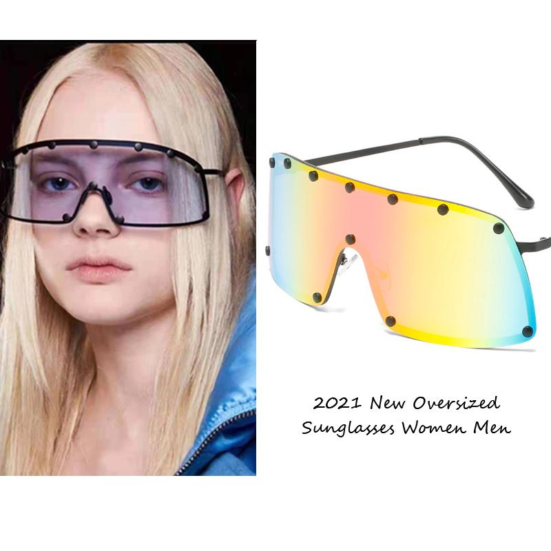 Sunglasses 2021 Oversized Shield Visor Women Men Steampunk Square Glasses One Peice Mirror Goggles Shades Travelling UV400
Sunglasses 2021 Oversized Shield Visor Women Men Steampunk Square Glasses One Peice Mirror Goggles Shades Travelling UV400