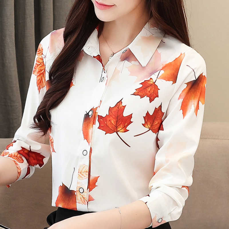 Blusas Mujer De Moda Blouse Women Turn Down Collar Office Blouse Long Sleeve Print Chiffon Blouse Shirt Women Blouses D444 210602, White
Blusas Mujer De Moda Blouse Women Turn Down Collar Office Blouse Long Sleeve Print Chiffon Blouse Shirt Women Blouses D444 210602, White