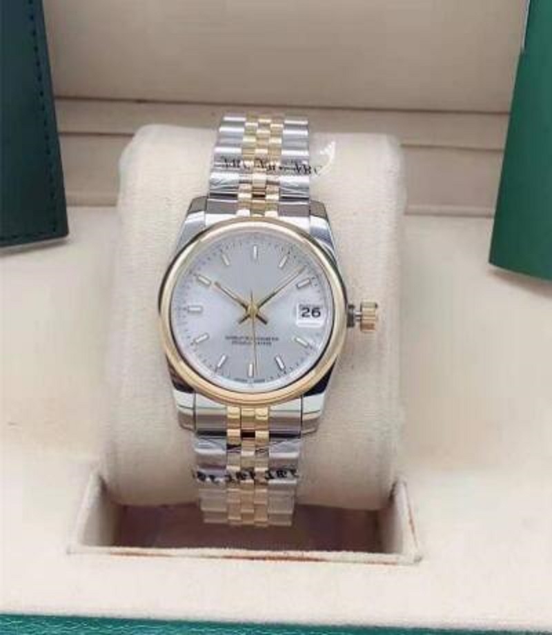 Version Luxury Watch 10 Style 2Tone 31mm Date*just Watches 126233 116234 Jubilee Black Index Dial & Fluted Bezel Automatic Ladies Watchess, As picture
Version Luxury Watch 10 Style 2Tone 31mm Date*just Watches 126233 116234 Jubilee Black Index Dial & Fluted Bezel Automatic Ladies Watchess, As picture