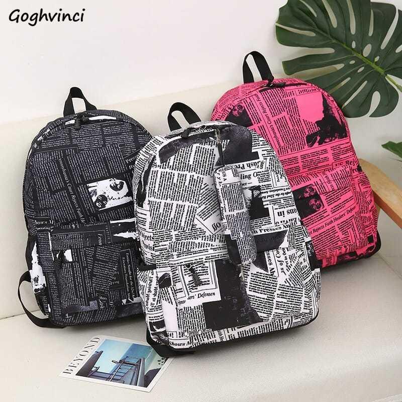 School Bags Casual Women College Bag Student Bookbag Letter Zipper Backpack Female Travel Rucksack Trendy Korean Style Nylon
School Bags Casual Women College Bag Student Bookbag Letter Zipper Backpack Female Travel Rucksack Trendy Korean Style Nylon