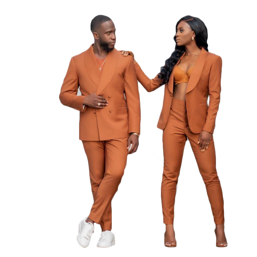 Women Formal Photograph Suits Lady Bridal Anniversary Party Tuxedos Blazer Street Style Daily Outfit Wear (Jacket+Pants)