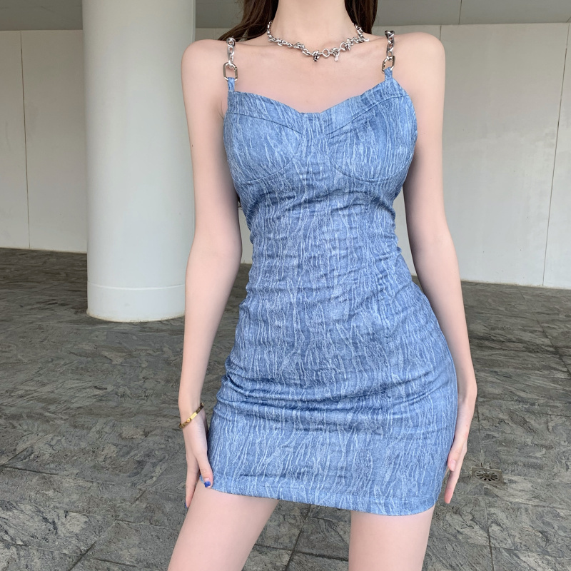 Summer Sexy Strapless Backless Slim Dress Women Chain Sling Ladies Bodycon Mini Dress 210518, Photo color
Summer Sexy Strapless Backless Slim Dress Women Chain Sling Ladies Bodycon Mini Dress 210518, Photo color