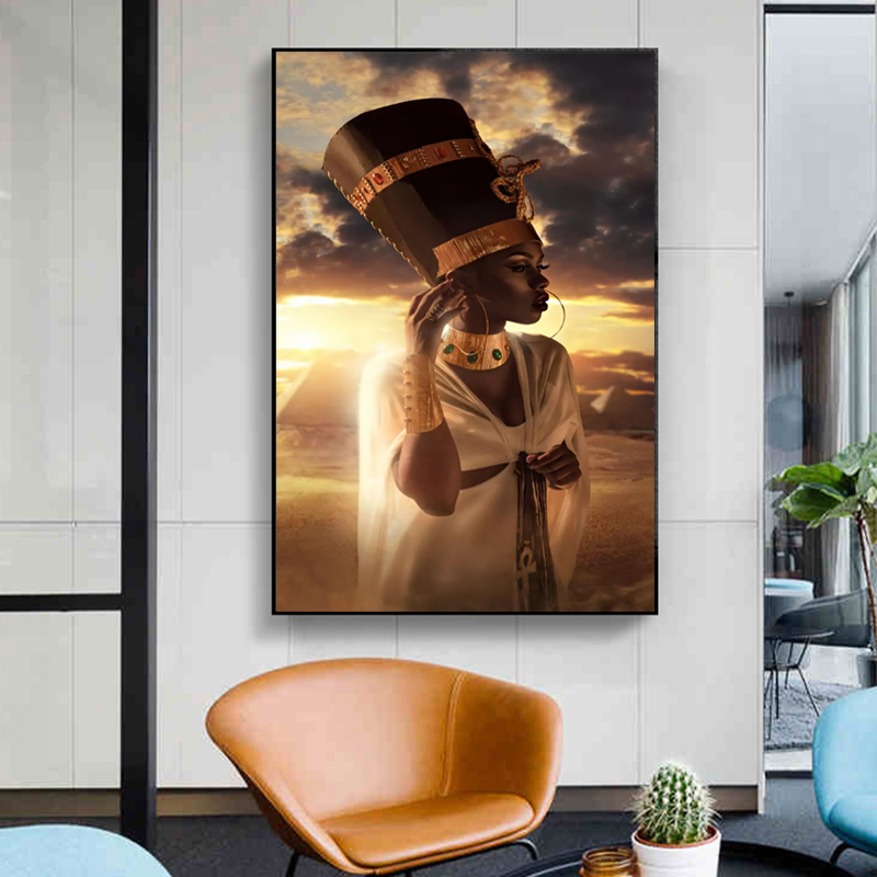 Woman Sunset Pictures Canvas Painting Wall Art For Living Room Modern Home Decoration Portrait Posters And Print